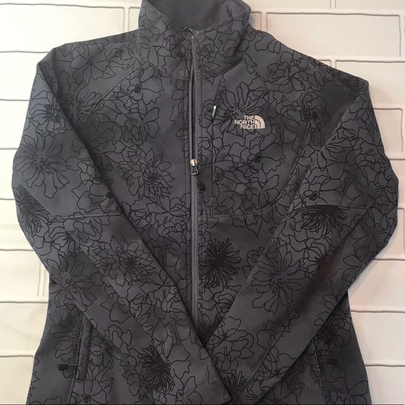 The North Face Jackets & Blazers - North Face Apex Bionic Sz M Purple Floral Jacket